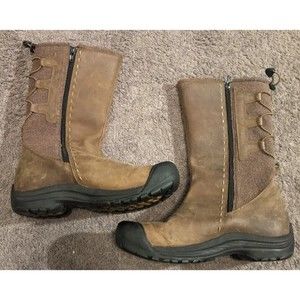 Women's Keen Winthrop Leather Brown Boots Size 9